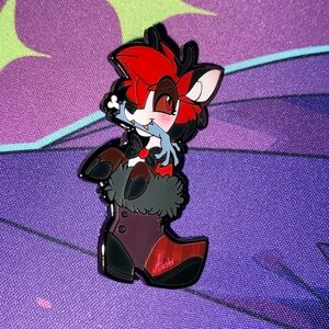 Hazbin Hotel Alastor deer enamel pin